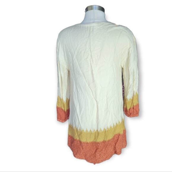 Joie Sancia Ikat Print Top medium - Picture 4 of 7